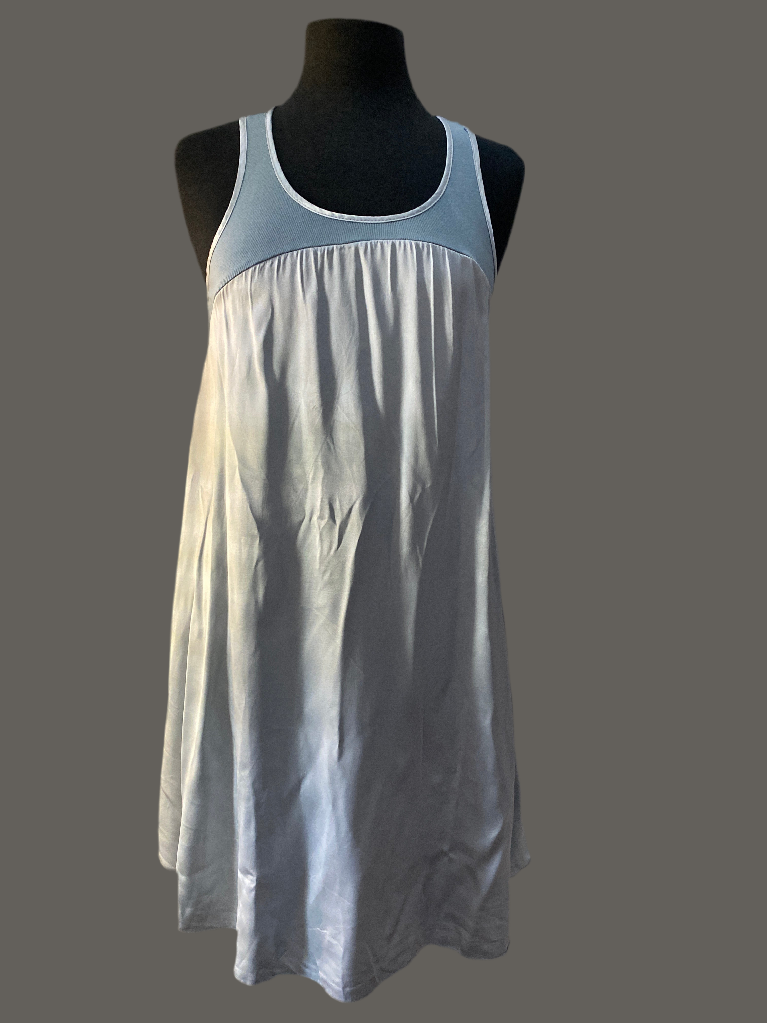 Lounge silk gown